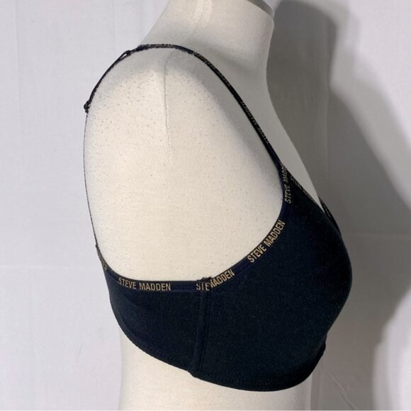 Steve Madden Black T Shirt Bra 36C - Picture 4 of 7
